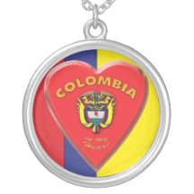 Colombia in my Heart Necklace