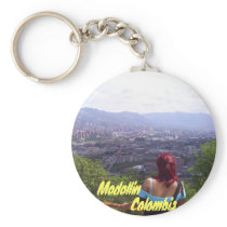 Colombia, Medellin view Key Chains