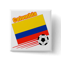 Colombia Soccer Team Buttons button