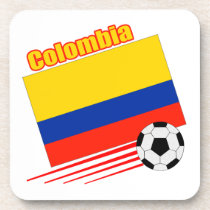Colombia Soccer Team Beverage Coasters corkcoaster