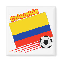 Colombia Soccer Team Magnets magnet