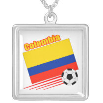 Colombia Soccer Team Custom Jewelry necklace