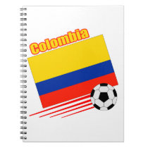 Colombia Soccer Team Notebook notebook