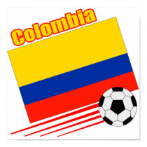 Colombia Soccer Team Poster print