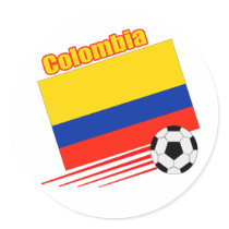 Colombia Soccer Team Stickers sticker