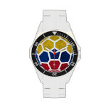 Colombia Kid's Black Leather Watch