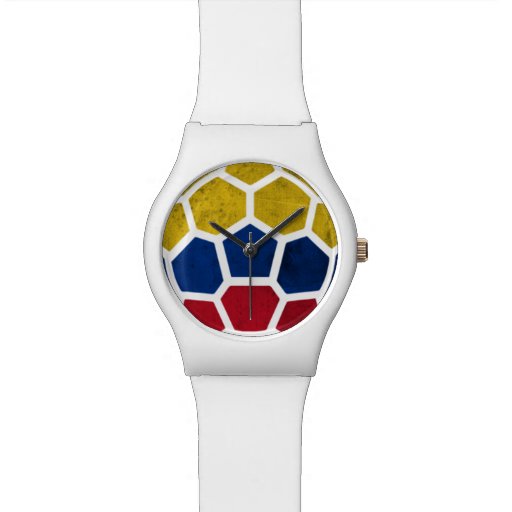 Colombia White Designer Watch