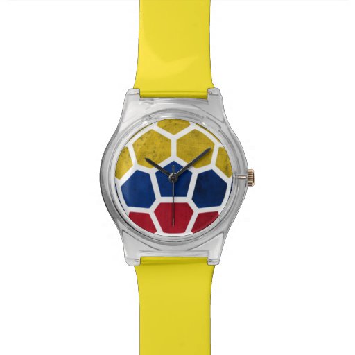 Colombia Yellow Designer Watch