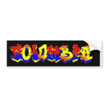 ColombiaGraffiti bumper stickers