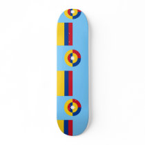 Colombian Air Force, Colombia flag Custom Skate Board
