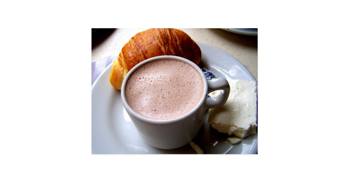 Colombian Chocolate & Cheese Postcard Zazzle