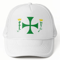 Colombian Cross Cap Trucker Hat