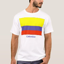 Colombian flag T-Shirt by colombia Colombian flag T-Shirt