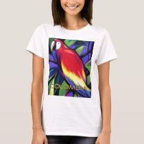 Colombian Parrot t-shirts by zenuzones Colombian Parrot t-shirts