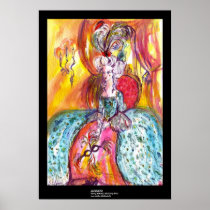 COLOMBINA / Venetian Masquerade Print
