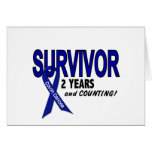 Colon Cancer 2 Year Survivor Card