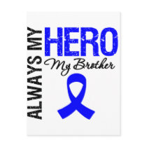 Colon Cancer Always My Hero My Brother Postcards