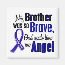 Colon Cancer ANGEL 1 Brother Magnet