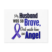 Colon Cancer ANGEL 1 Husband Post Cards