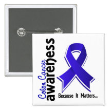 Colon Cancer Awareness 5 Button