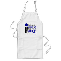Colon Cancer Awareness BELIEVE DREAM HOPE Apron