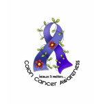 Colon Cancer Awareness FLOWER RIBBON 1