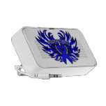 Colon Cancer Awareness Heart Wings Mp3 Speaker