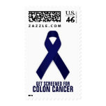 Colon Cancer Awareness Postage Stamps
