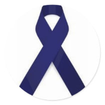 Colon Cancer Awareness stickers by PraiseProducts Colon Cancer Awareness stickers