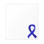 Colon Cancer Blue Ribbon 3 Notepads