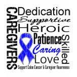 Colon Cancer Caregivers Collage T Shirt