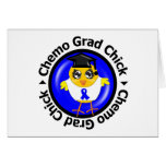 Colon Cancer Chemo Grad Chick cards