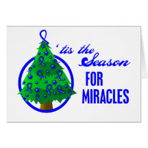 Colon Cancer Christmas Miracles Cards