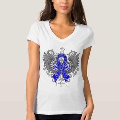 Colon Cancer Cool Wings T-shirt