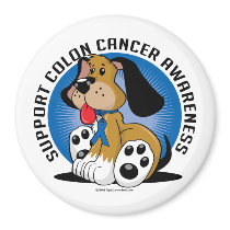 Colon Cancer Dog magnets