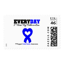 Colon Cancer Every Day I Miss My-Father-in-Law Stamp