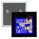 Colon Cancer Fight Like A Girl Boxer buttons