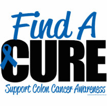 Colon Cancer Find A Cure Acrylic Cut Out