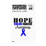 Colon Cancer Hope Ribbon stamps
