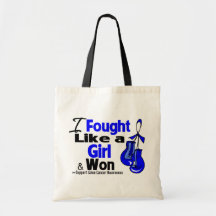 Colon Cancer I Fought Like a Girl and Won Bag