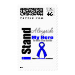 Colon Cancer I Stand Alongside My Hero Stamps