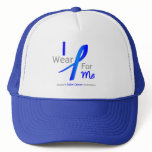 Colon Cancer I Wear Blue For Me hats