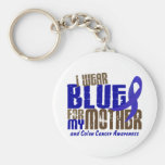 Colon Cancer I WEAR BLUE FOR MY MOTHER 6.3 Key Chains