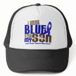 Colon Cancer I WEAR BLUE FOR MY SON 6.3 Trucker Hats