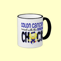 Colon Cancer Messed With The Wrong Chick mugs