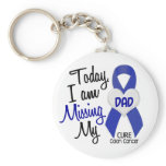 Colon Cancer MISSING MY DAD Key Chains