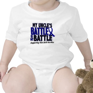 Colon Cancer MY BATTLE TOO 1 Uncle Bodysuit
