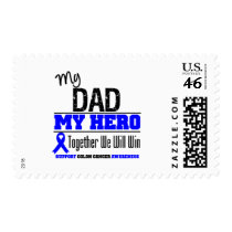 Colon Cancer My Dad My Hero Postage Stamps