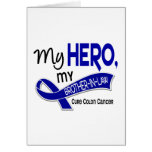 Colon Cancer MY HERO MY BROTHER-IN-LAW 42 Card