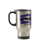 Colon Cancer PEACE LOVE CURE 1 Coffee Mugs